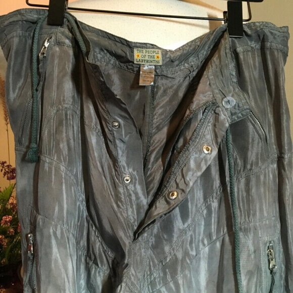 The People of the Labyrinths Silk Cargo Pants - Picture 12 of 12